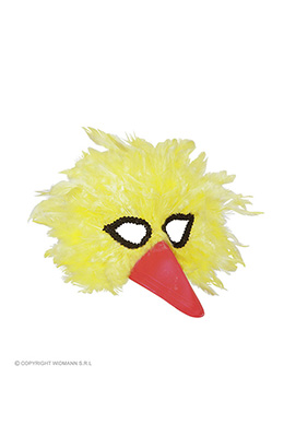 veren masker vogel, geel