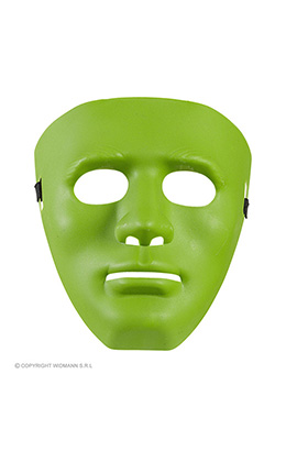 masker anonym groen