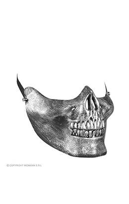 kinmasker schedel metalic