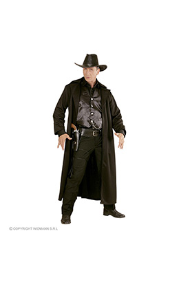western holster  met riem lederlook , zwart