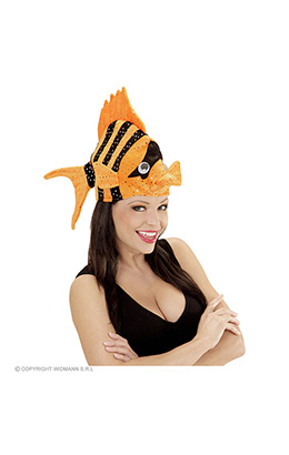 hoed tropische vis, oranje