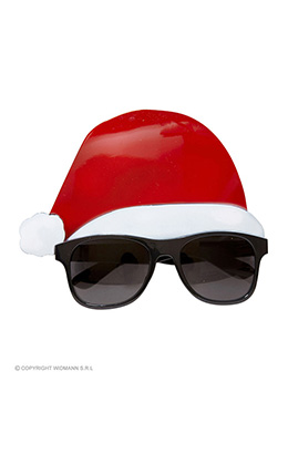 bril, kerstman