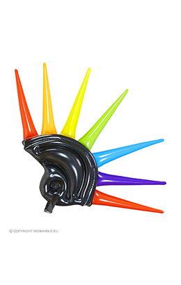 obplaasbare meerkleurige helm