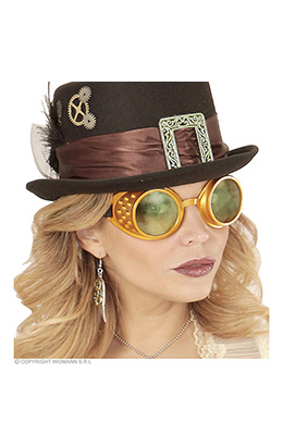 Bril, steampunk goud