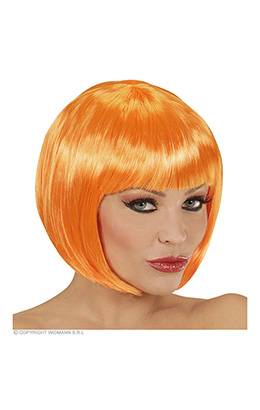pruik, boblijn oranje