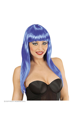 pruik, vogue blauw