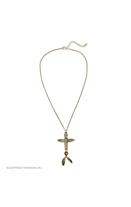 ketting totempaal met steen