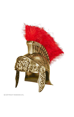 ouderwetse romeinse helm, goud