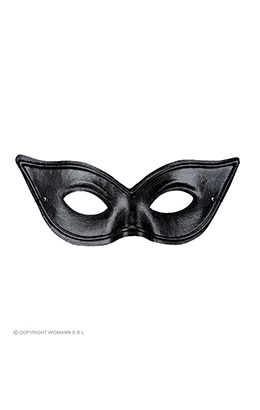 oogmasker zwart kat/s&m
