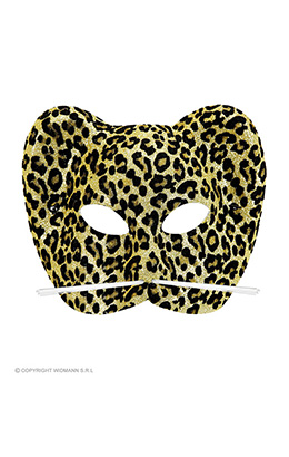 glittermasker luipaard