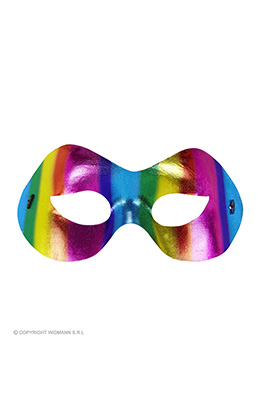 oogmasker fidelio regenboog metalic