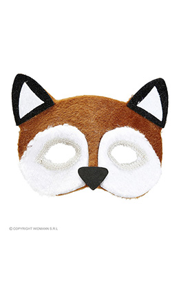 plushe oogmasker, vos