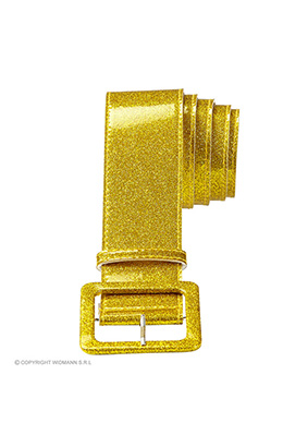 riem glitter 120cm, goud