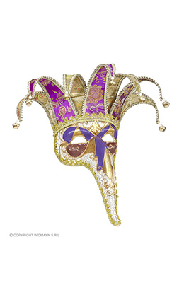 luxe masker joker met lange neus