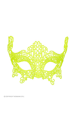 oogmasker, kant neon geel