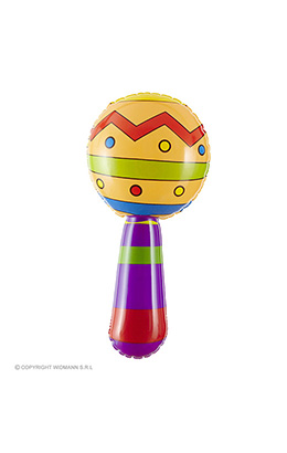 opblaasbare sambaballen met geluid, 20cm