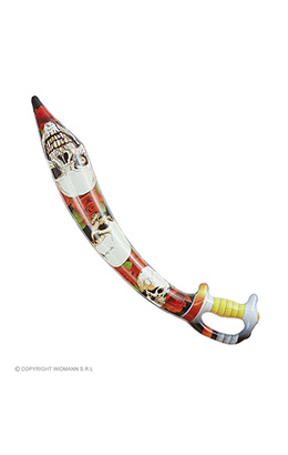 opblaasbaar piratenzwaard, 75cm