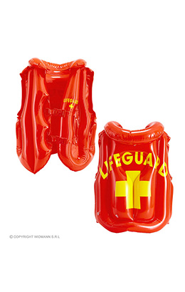 opblaasbaar vest, strandmeester