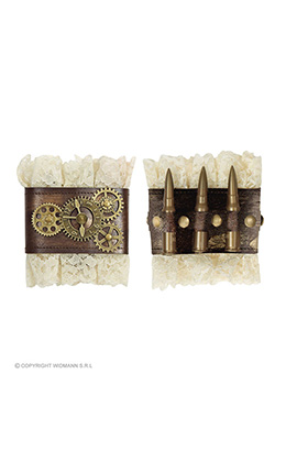 steampunk kanten manchetten