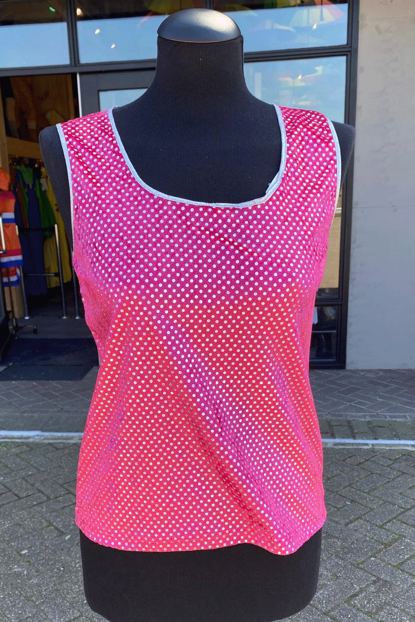 Roze glitter hemdje dames