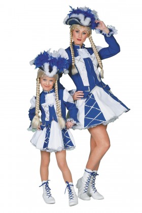 Dansmarietje bi-stretch blauw