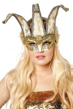 Masker joker met belletjes