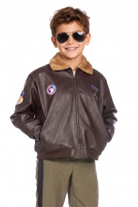 Bomberjack piloot bruin