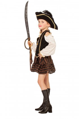 Bruine piraat (meisje)