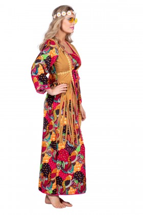 Hippie lange jurk