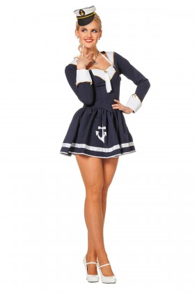 Navy sailor lady
