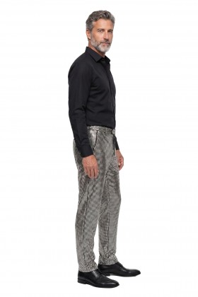 Broek velvet met glitter