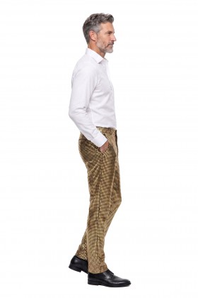 Broek velvet met glitter