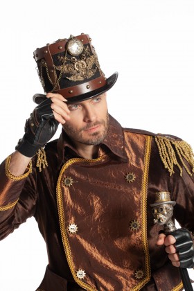 Hoed Steampunk horloge