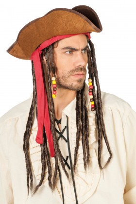 Piratenhoed Jack dreads