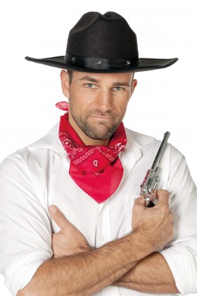 Cowboyhoed met studs