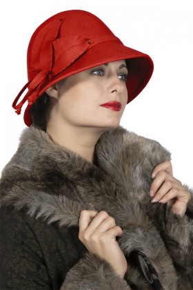 Hoed Roaring 20's wolvilt