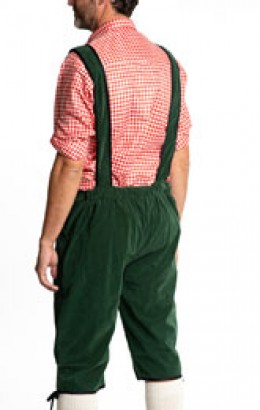 Lederhose Johann lang groen
