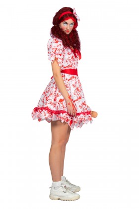 Halloween outfit met bloed