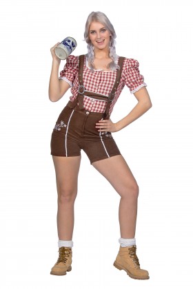 Lederhose kort bruin