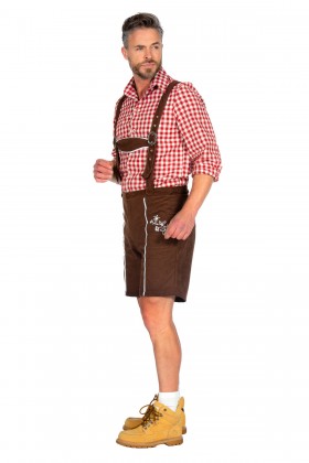 Lederhose kort bruin