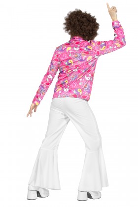 Shirt hippie roze