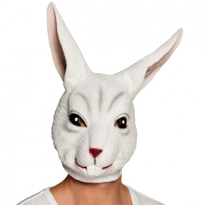Latex hoofdmasker Konijn