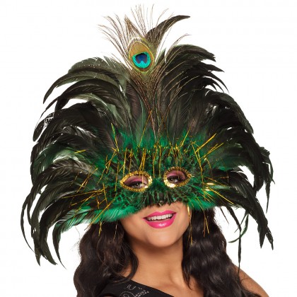 Oogmasker Peacock queen