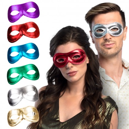 Oogmasker Metallised 6 kleuren ass.