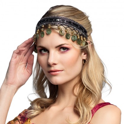 Hoofdband Belly dance 4 kleuren ass.