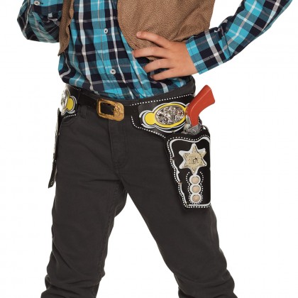 Cowboyholster dubbel Deputy