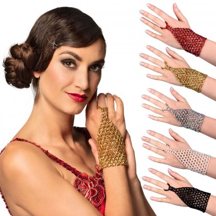 Handschoen Flapper 5 kleuren ass.