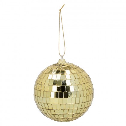 Set 6 discoballen goud (Ø 8 cm)