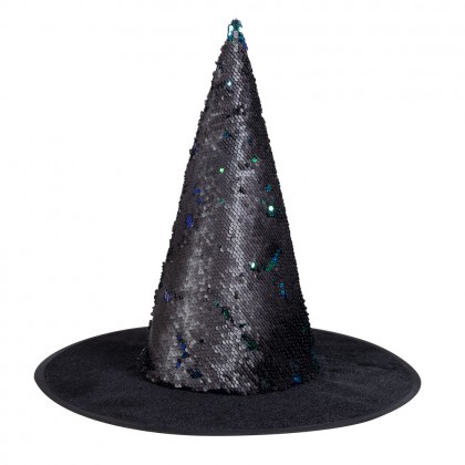 Heksenhoed Switch 3 kleurencombinaties ass. (omkeerbare pailletten)