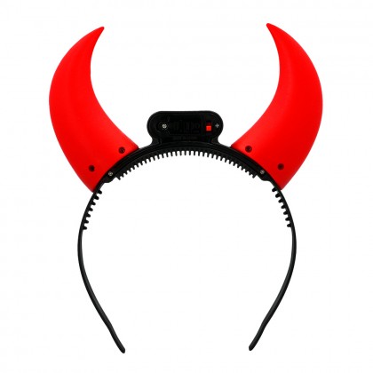 LED diadeem Duivelhoorntjes